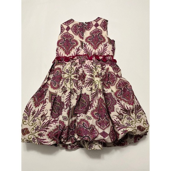 Pili Carrera Puffy Dress Sleeveless Dress Girls Size 5 - Picture 8 of 8